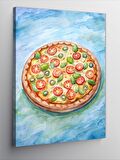 Kanvas Tablo Pizza Temalı