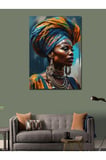 Kanvas Tablo Afrikalı Kadın