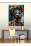 Kanvas Tablo Afrikalı Kadın