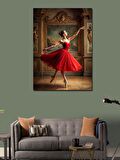 Kanvas Tablo Balerin Kadın