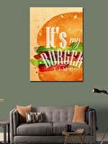 Kanvas Tablo Hamburger Zamanı