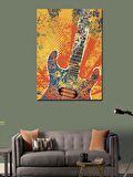 Kanvas Tablo Elektro Gitar