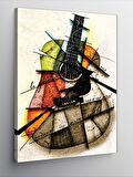 Kanvas Tablo Akustik Gitar