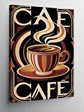 Kanvas Tablo Kahve Temalı