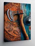 Kanvas Tablo Viking Silahları