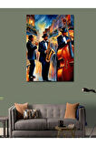 Kanvas Tablo Caz Jazz Müzik Temalı