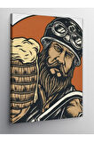Kanvas Tablo Sakallı Viking