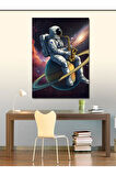 Kanvas Tablo Astronot Müzisyen
