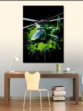 Kanvas Tablo Yeşil Askeri Helikopter