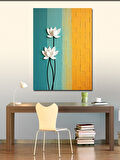 Kanvas Tablo Minimal Lotus Çiçeği