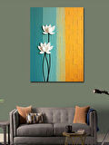 Kanvas Tablo Minimal Lotus Çiçeği