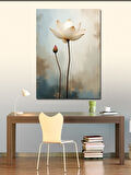 Kanvas Tablo Lotus Çiçeği Minimal Sanat