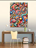 Kanvas Tablo Soyut Hareketli Desenler