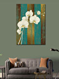 Kanvas Tablo Beyaz Orkide Çiçeği