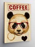 Kanvas Tablo Kahve Seven Panda