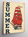 Kanvas Tablo Yaz ve Yelkenli