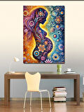 Kanvas Tablo Renkli Spiraller ve Soyut Sanat