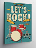 Kanvas Tablo "Let’s Rock!" ve Davul Seti