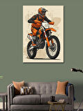 Kanvas Tablo Motokros Ve Macera