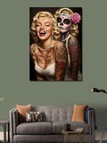 Kanvas Tablo Marilyn Monroe Ve Catrina