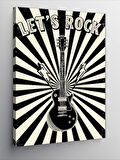 Kanvas Tablo "Let'S Rock" Müzik Temalı Poster