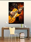 Kanvas Tablo Elektro Gitar Ve Müzik