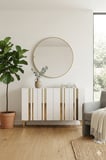 KA1230BG MİA Konsol ve Tv Sehpası Beyaz-Gold 120cm