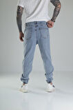 Buz Mavisi Jogger Kot Pantolon