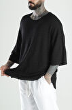 Likralı Oversize T-Shirt 