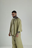 Oversize Haki Keten Takım