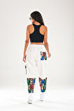 Neon Desenli Jogger Pantolon
