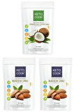 KetoCook 2+1 Avantajlı Set (Ketojenik Badem Unu X 2 Adet + Ketojenik Hindistan Cevizi Unu X 1 Adet)