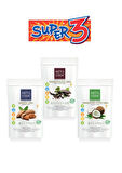 KetoCook Badem Unu + Hindistan Cevizi Unu + Keçiboynuzu Unu Super 3 Set 3*100 Gram