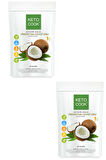 KetoCook Ketojenik Hindistan Cevizi Unu ( Coconut Flour )duo Avantajlı Set 300 gram X 2 Adet