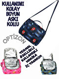 OPTİZON SPIDERMAN DESENLİ Üçlü Erkek Çocuk İlkokul Okul Çantası + Termal Beslenme Çantası + Kalemlik