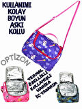 OPTİZON MEOW DESENLİ Beşli Erkek Çocuk İlkokul Okul Çantası + Termal beslenme seti + Kalemlik + suluk