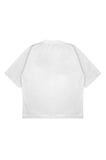 Unisex Oversize COMME DES GARÇONS BASIC Baskılı Boxy Fit Kalın Kumaşlı (240gsm) T-shirt