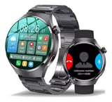 Akıllı Saat Metal Kordonlu GPS ve NFC Uyumlu Arama Cevaplayan