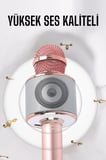 Taşınabilir Bluetooth Karaoke Mikrofon: Hafıza Kart Girişli Etkileyici Performan