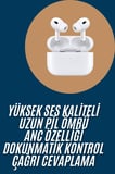 Yeni Nesil Pro Bluetooth Kulaklık Android ve İOS Uyumlu Dokunmatik Kontrol