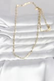 CM 14K Gold Renk İnce Ataç Zincir Model 60 cm Kadın Kolye 5886
