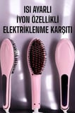 Fön Tarağı Saç Düzleştirici Sıkı Dişli Isı Ayarlı Elektriklenme Karşıt?