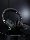 RGB Işıklı Bluetooth Mikrofonlu Kulaklık Uzun Süreli Kullanım Type-C Şarjlı
