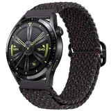 ALLY 22MM Gear S3 Watch 4 -Gt2 GT2E 46MM Japon Tokalı Elastik Kayış Kordon-(5775)