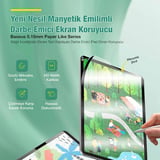 Baseus iPad 9.7inç Manyetik Kenarlı Mıknatıslı Ekran Koruyucu iPad 9.7 2018 / 2