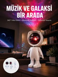 Gün Batımı Projektör Lamba Astronot Görünümlü Dekoratif Masa Lambası Yeni N