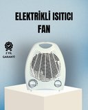 Fanlı Elektrikli Isıtıcı – 3 Kademeli Isı Ayarı ve Güvenli Kullanım