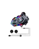 Yeni Nesil Bluetooth 5.3 Motosiklet Intercom RGB Işıklı 1000m Mesafeli