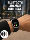 Akıllı Saat Kol Saati Android ve İOS Uyumlu Nabız Ölçer Sesli Asistan Yeni Nes