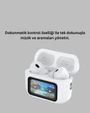 Yüksek Bass ve Güçlü Ses Özellikli Akıllı Bluetooth Kulaklık Dokunmatik Kont